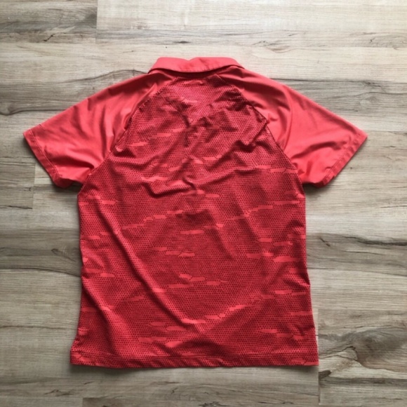 Nike Golf Red Polo Shirt Casual Comfort - Picture 5 of 7